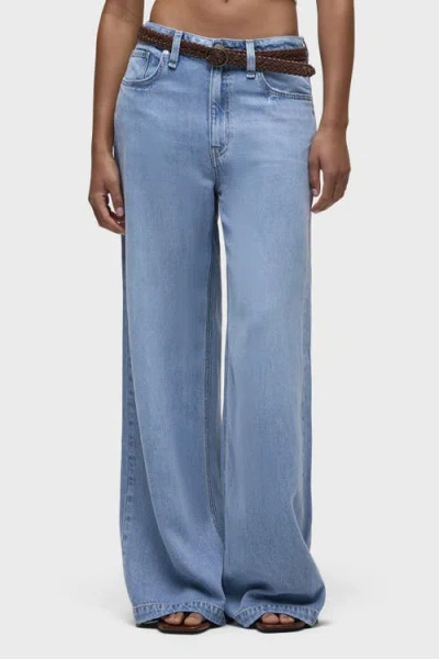 Hudson Jeans Jodie Loose Fit Wide Leg In Blue