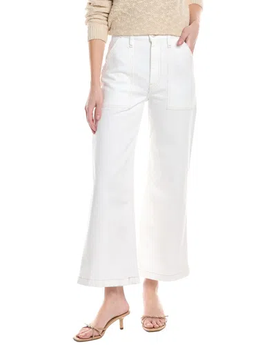 Hudson Jeans Jodie White Wide Leg Crop Jean