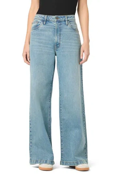Hudson Jeans Jolene High Waist Wide Leg Jeans In Risque
