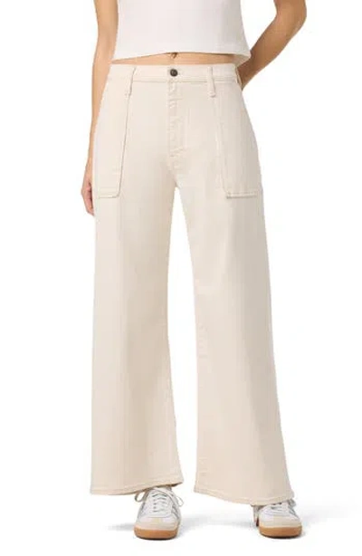 Hudson Jeans Jolene High Waist Wide Leg Jeans In Neutral