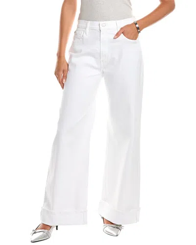 Hudson Jeans Jolene White Wide Leg Jean