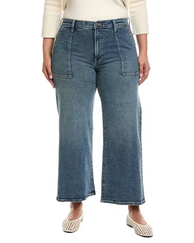 Hudson Jeans Jolene Wide Leg Ankle With Patch Pocket In Blue