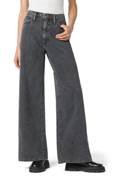 Hudson Jeans Jolene Wide Leg Jeans In Black