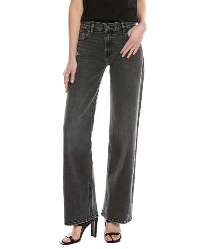Hudson Jeans Kelli Low-rise Grander Loose Straight Jean In Black