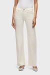 Hudson Kelli Low Rise Straight Jeans In Ecru
