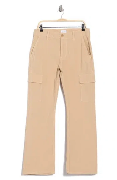 Hudson Jeans Kick Flare Cargo Pants In Brown