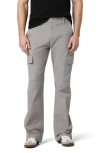 Hudson Jeans Kick Flare Cargo Pants In Gray