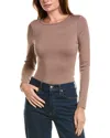 Hudson Jeans Knot Back Bodysuit In Brown
