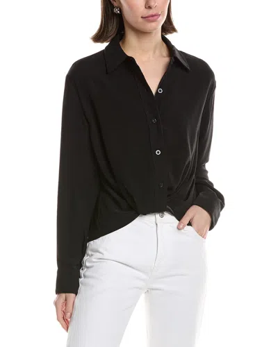 Hudson Jeans Knotted Button-down Shirt