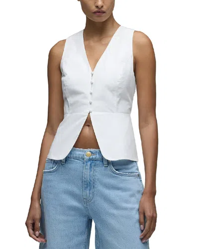 Hudson Jeans Laissez Vest In White
