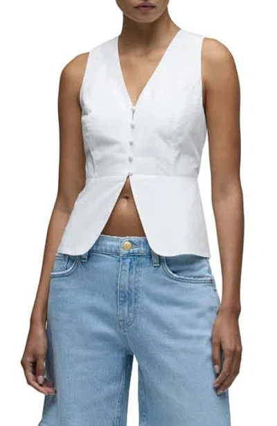 Hudson Jeans Laissez Vest In White