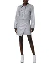Hudson Lola Shrunken Trucker Jacket In Grey