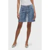 Hudson Jeans London Low Rise Long Short In Blue