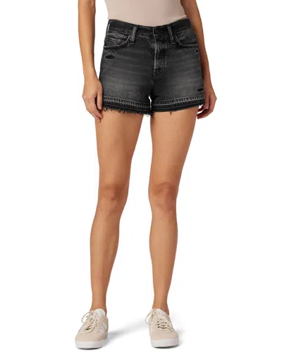 Hudson Jeans Lori High-rise Short Washed Stone Jean In White