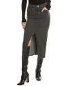 Hudson Jeans Reconstructed Skirt In Grey
