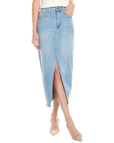Hudson Jeans Midi Skirt In Blue