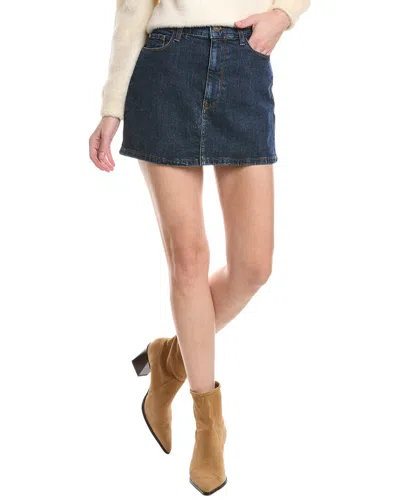 Hudson Jeans Mini Skirt In Blue
