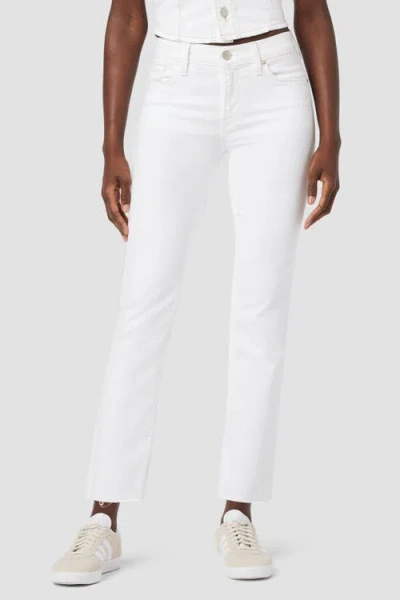 Hudson Jeans Nico Mid-rise Ankle Jean In White