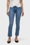 Hudson Jeans Nico Mid-rise Straight Ankle In Blue