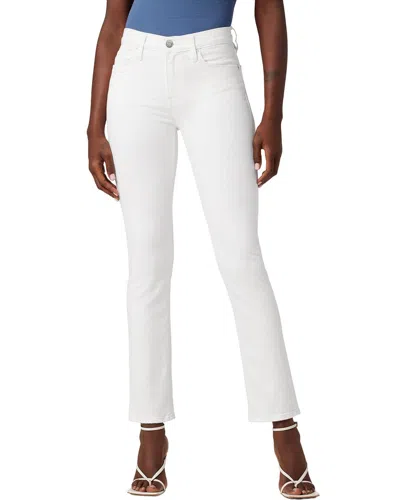 Hudson Jeans Nico Mid-rise Straight Ankle Jean In White