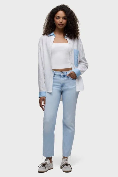 Hudson Jeans Nico Straight Ankle In Blue