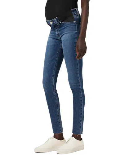 Hudson Jeans Nico Super Skinny Crop (maternity) Lotus Maternity Jean In Blue