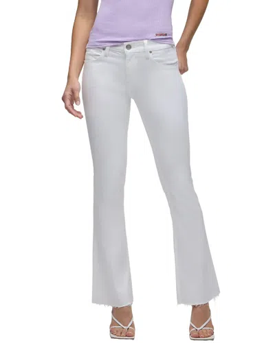 Hudson Jeans Nico White Bootcut Jean In Blue