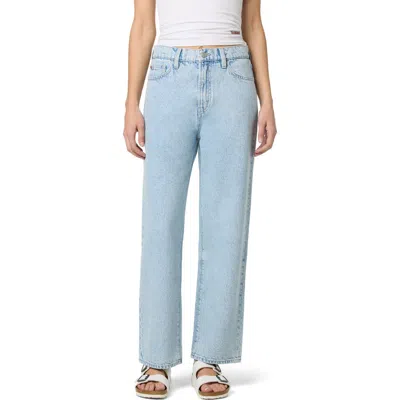 Hudson Jeans Noa High Rise Straight Leg Ankle Crop Jeans In Blue