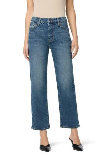 Hudson Jeans Noa High Waist Ankle Straight Leg Jeans In Blue