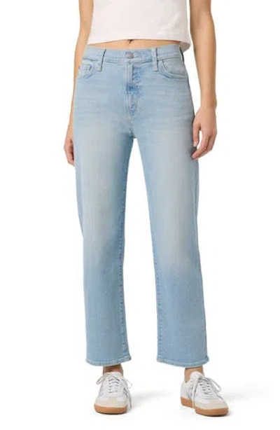Hudson Jeans Noa High Waist Ankle Straight Leg Jeans In Blue