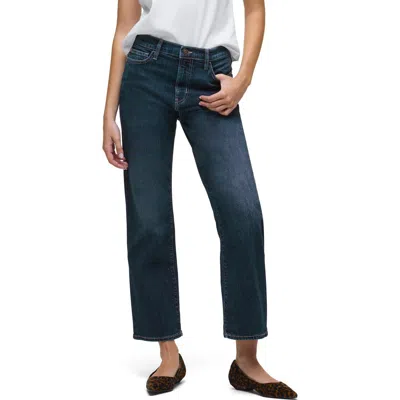 Hudson Jeans Noa High Waist Ankle Straight Leg Jeans In Blue
