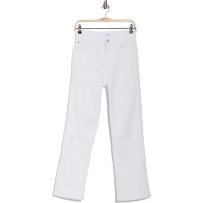 Hudson Jeans Noa High Waist Ankle Straight Leg Jeans In White