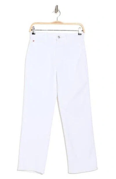 Hudson Jeans Noa High Waist Straight Leg Jeans In White