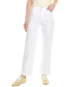 Hudson Jeans Noa White High-rise Straight Ankle Jean In White