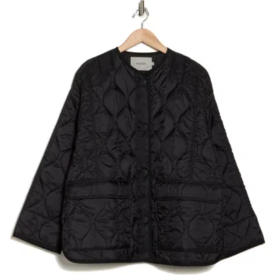 Hudson Jeans Oversized Liner Jacket In Black