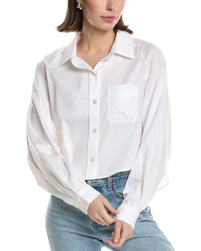Hudson Jeans Raglan Top In White