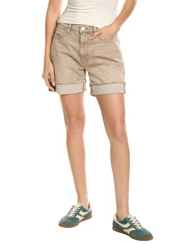 Hudson Jeans Rebel Iced Latte Short In Animal Print