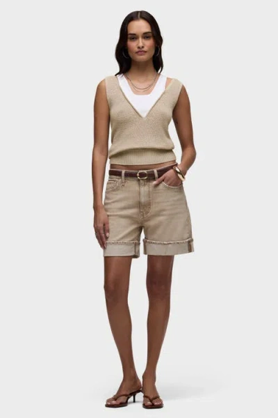 Hudson Jeans Rebel Relaxed Short In Brown
