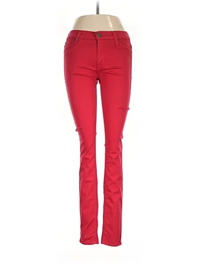 Pre-owned Hudson Jeans In Red