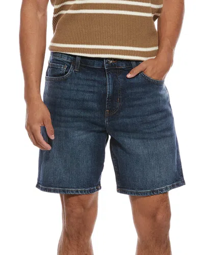 Hudson Relaxed Denim Short In Animal Print