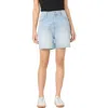Hudson Devon High Waist Distressed Denim Cutoff Shorts In Parklife