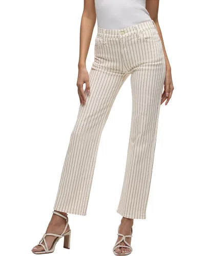 Hudson Jeans Remi Ecru Stripe Jean In Gray