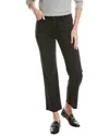 Hudson Jeans Remi Fade To Black Straight Ankle Jean In Black