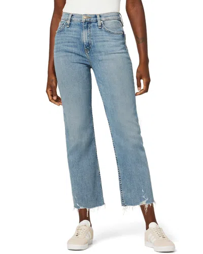 Hudson Jeans Remi High-rise Straight Crop Sunlight Jean In Yellow