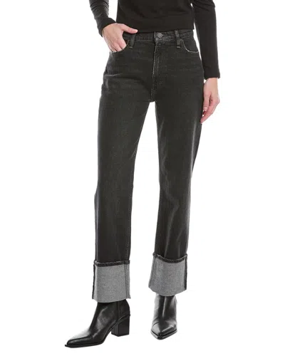 Hudson Jeans Remi High-rise Washed Black Ankle Jean