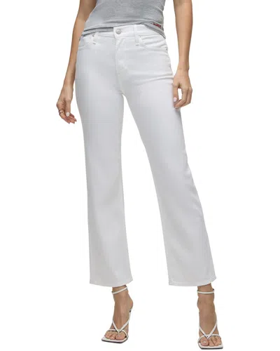 Hudson Jeans Remi High-rise Straight Ankle Jean In Purple