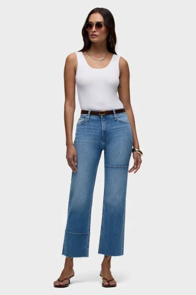 Hudson Jeans Remi Pintucked Straight Ankle In Blue