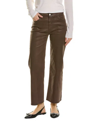 Hudson Jeans Rosalie Chocolate Truffle High-rise Wide Leg Jean In Brown