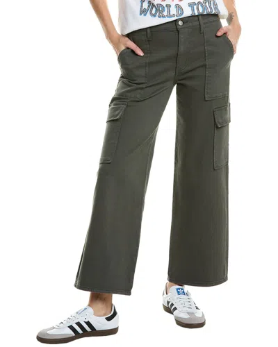 Hudson Jeans Rosalie Climbing Ivy High-rise Wide Leg Cargo Jean In Green