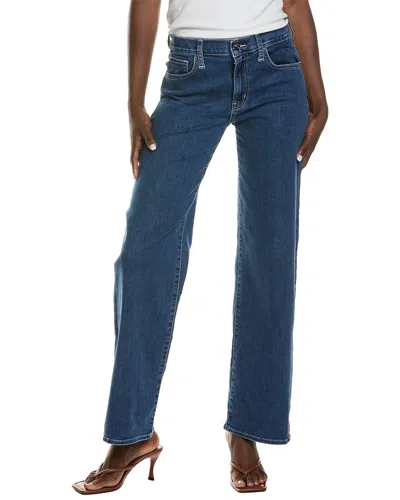 Hudson Jeans Rosalie Dusk High-rise Wide Leg Jean In Blue